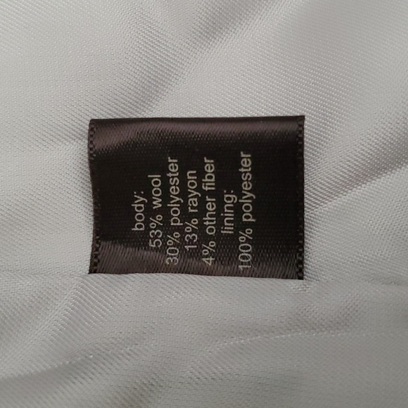 THE LIMITED Double Breasted Belted Wool Blend Pea Coat SIZE: S - Picture 11 of 13